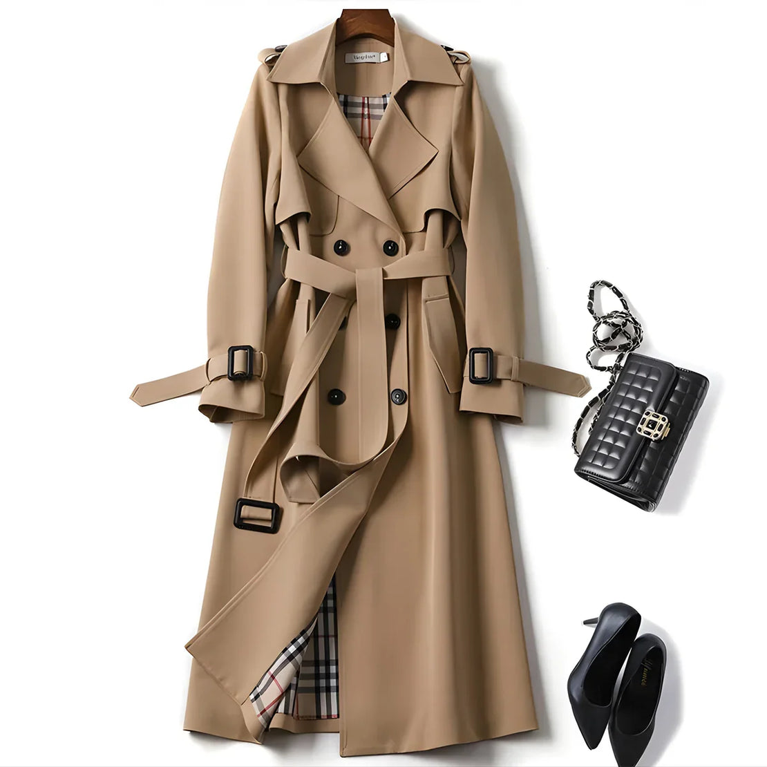 Trench elegante e alla moda