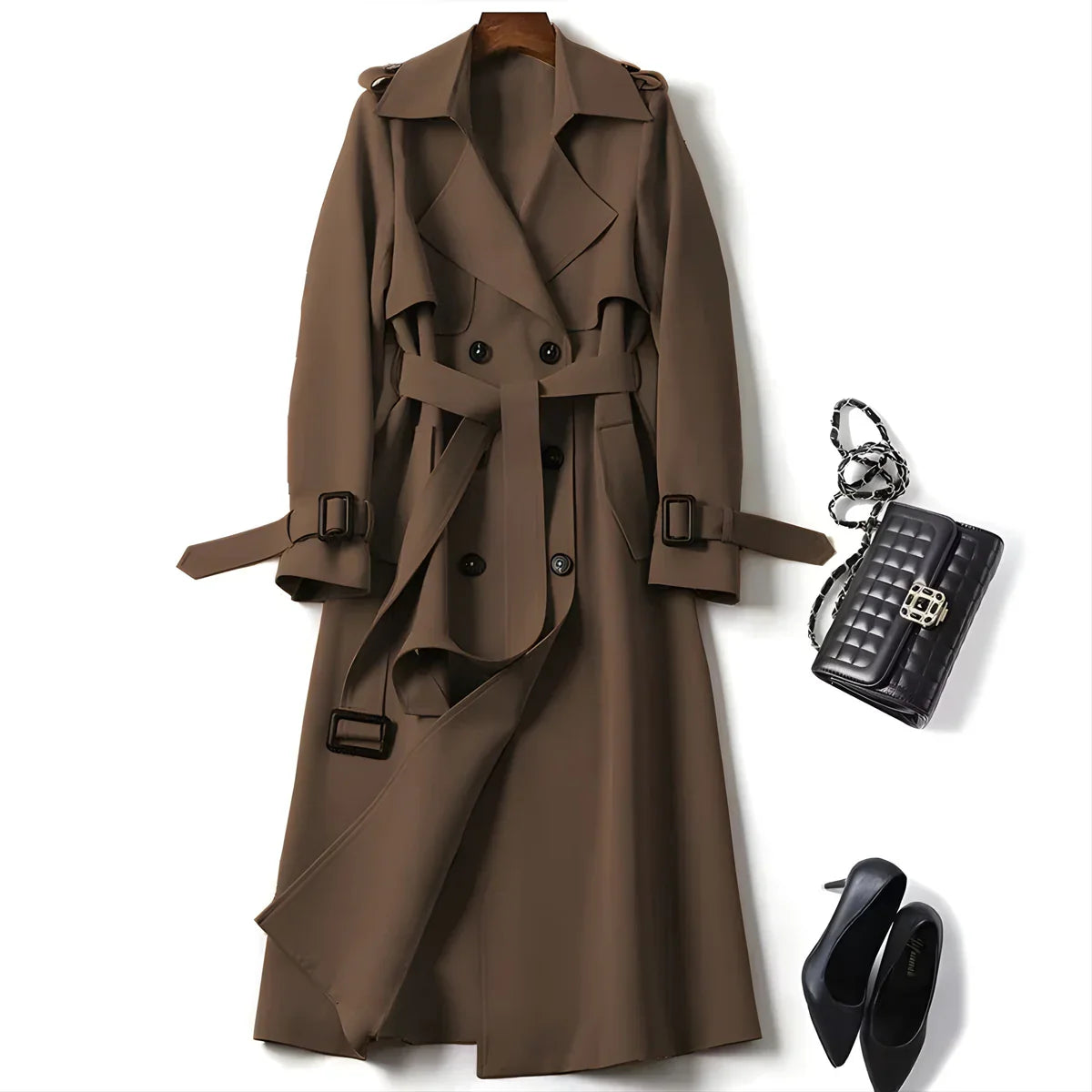 Trench elegante e alla moda